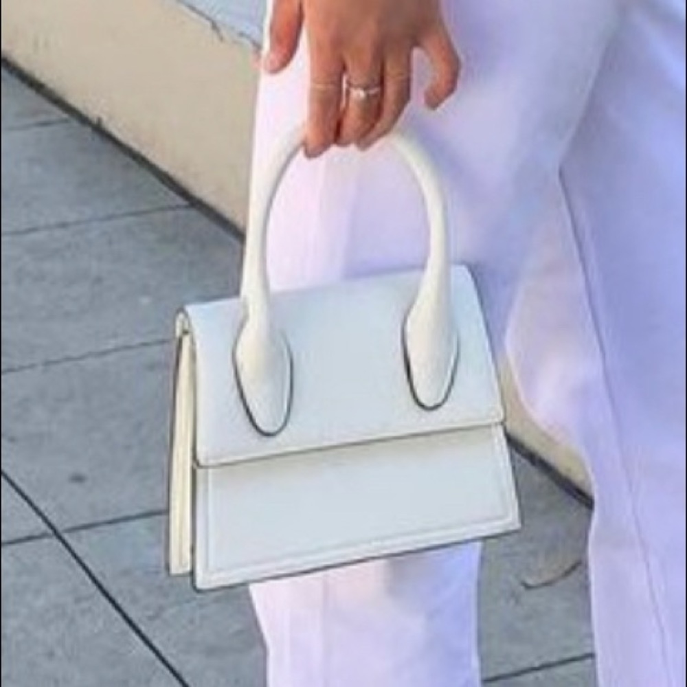 Fashion Nova Your My Person White Mini Bag